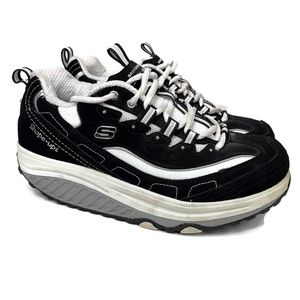 Sketchers Shape-ups Sport Black and White Shoes